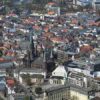 City centre of Oldenburg including St Lamberti Church, Schloss Oldenburg (Oldenburg Palace) and the Oldenburgisches Staatstheater (Oldenburg State Theatre; left image border), tags: tobias kebernicks sieg oldenburg-marathon - CC BY-SA